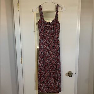 Zara Red Floral Dress